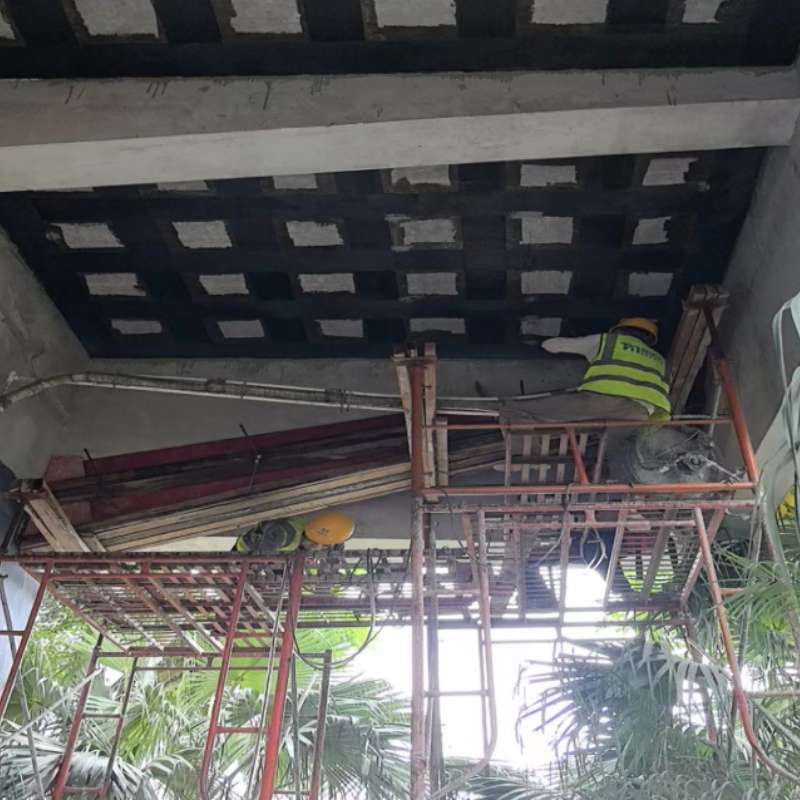 长园电力厂房二层结构加固工程